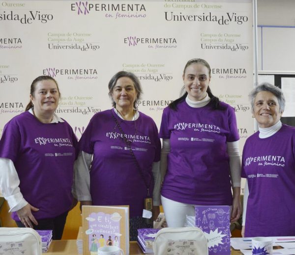 A feira eXXperimenta en Feminino sementa o amor pola ciencia e a tecnoloxía entre a rapazada do sur de Galicia