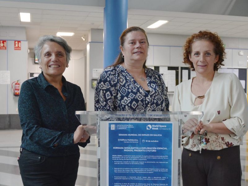 Un centenar de estudantes preuniversitarios participaron nunha xornada divulgativa sobre a exploración espacial