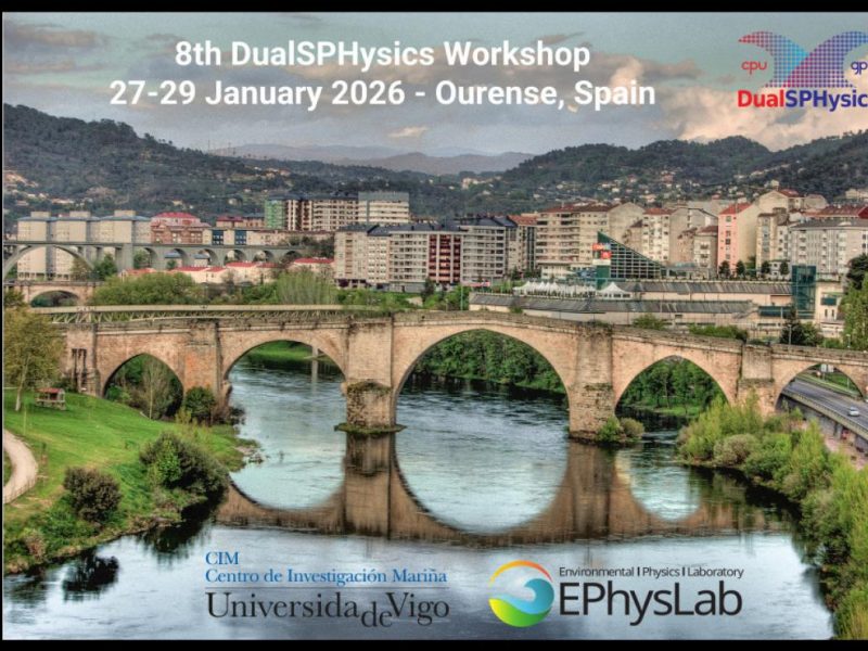 Especialistas de 17 países daranse cita en Ourense para coñecer as últimas novidades do software DualSPHysics