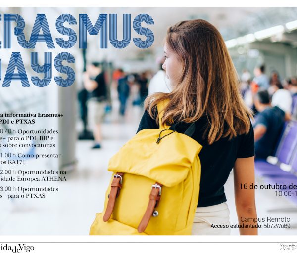 Erasmus Days 2026 para o PDI e PTXAS